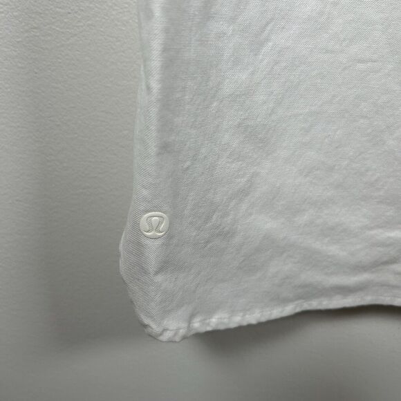 Lululemon Summer Fridays Buttondown White Mens Size XL - Picture 5 of 7
